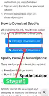 Screen shot of How to download and Install spotify plus plus ipa using tweakbox step 5