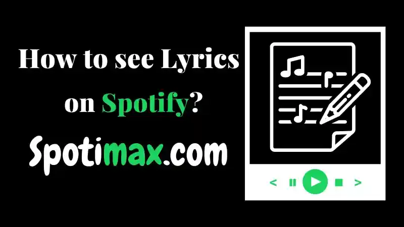 How to see lyrics on Spotify featured photo with logo and graphics