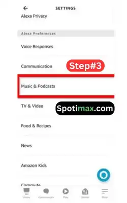 how to connect spotify to alexa step 3