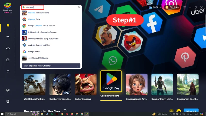 screenshots of How to download and install Spotify premium mod apk or spotfy premium for pc in bluestacks pc step#1
