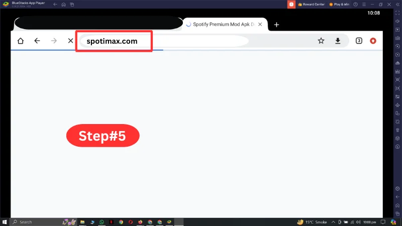 screenshots of How to download and install Spotify premium mod apk or spotfy premium for pc in bluestacks pc step#5