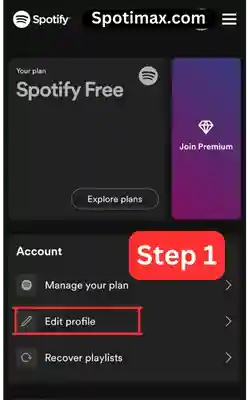 screenshot of how to unlink Favorite music guru from Spotify app step 1