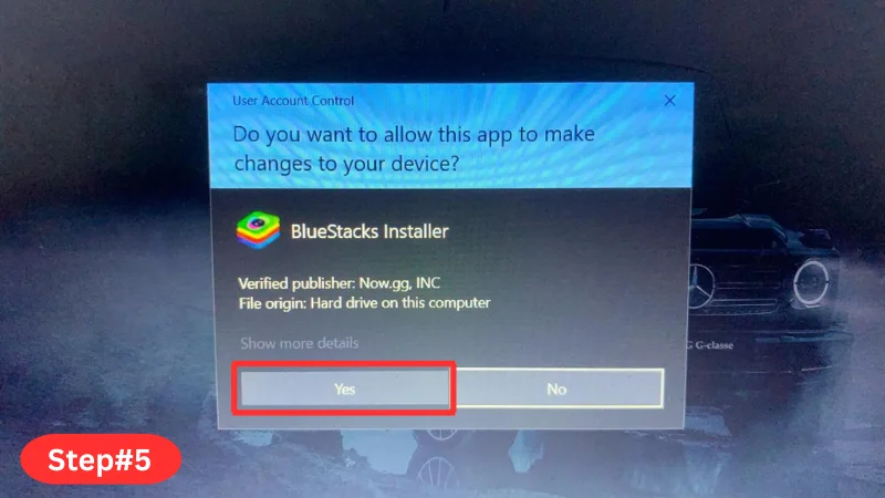Screen shot of How to download and install blue stack emulator in pc step#5