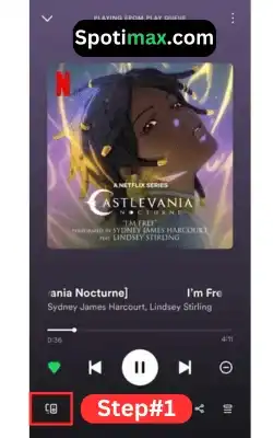 screenshot of how to listen to spotify with friends step 1