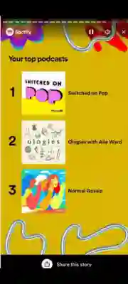 How to see spotify wrapped on spotify app step 10