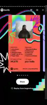 How to see spotify wrapped on spotify app step 11