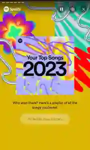 How to see spotify wrapped on spotify app step 8