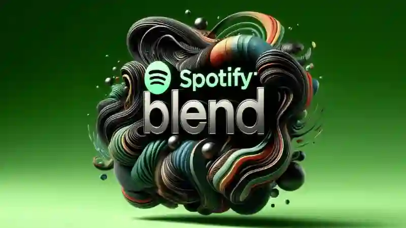 How to make a blend on Spotify featured photo with unique 3d graphics