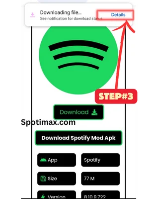 How to download Spotify Premium Apk Step 3