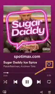 Descargar gratis Spotify Premium APK última versión | Completamente desbloqueado 22 Captura de pantalla de Spotify Premium Apk con animación de corazón