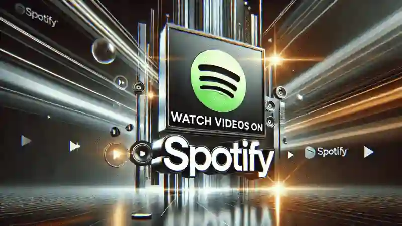 Featured image of How to watch video on Spotify with graphics and title