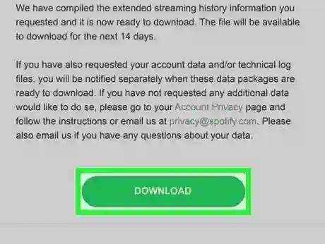 Screenshot of how to check listening time on Spotify using Spotistats step 7